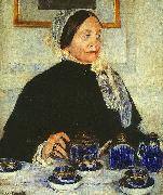 Mary Cassatt Lady at the Tea Table oil on canvas